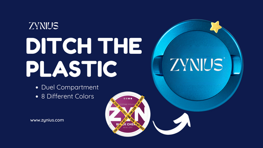 Zynius Are The New Snus Metal Cans With Duel Compartments - For Zyn And Zonic