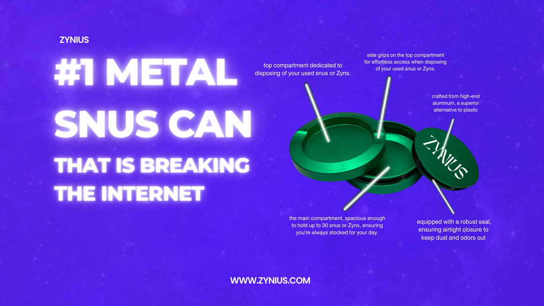 The Story Behind Zynius. The #1 Metal Snus Can Tin founded in 2024